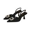 High Heels Women's Stiletto High-end Spring Women's Shoes Pointed Sandals Women's Fashion Huizhou Women's Shoes 2025 Spring and Summer