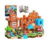 Non-Toxic Christmas Creative Magnetic Building Block Bricks My Famous Scene World Architectural Set Diy Model Kids Toy Christmas Gifts