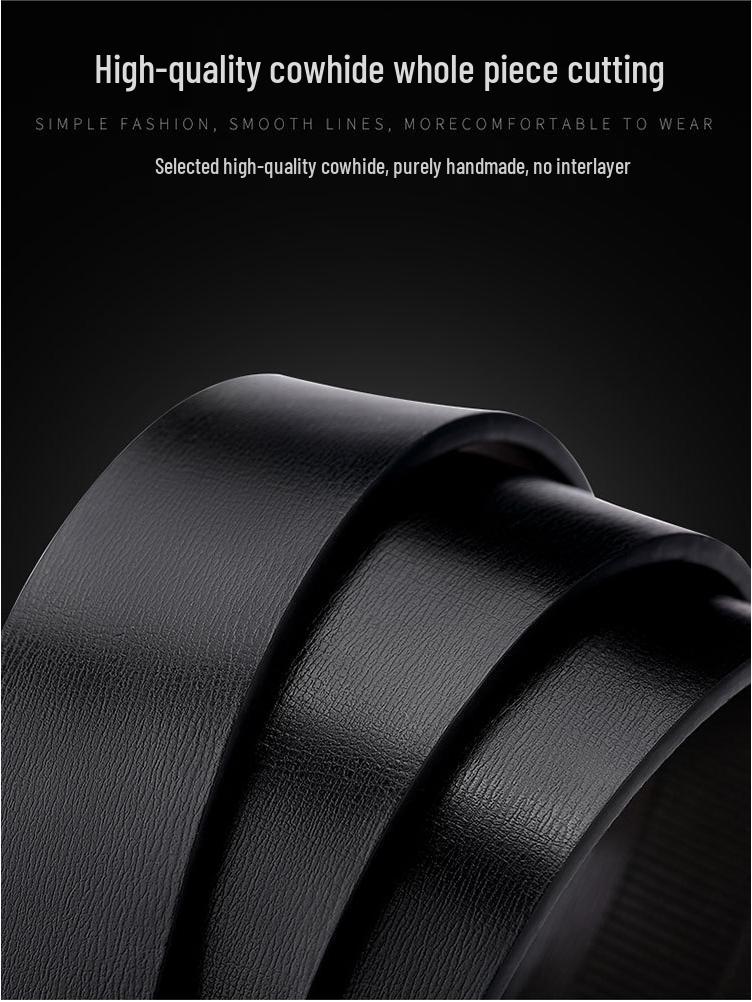 Kejsare Paul Herrars Mångsidiga Bälte i Nötskinn med Automatiskt Spänne