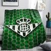 1 Stuks Deportivo Print Flanellen Deken, Hoge Kwaliteit Comfortabel voor Alle Seizoenen, Woondecoratie, Warmte en Comfort, Perfect voor Kerstcadeaus