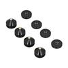 4 Set Speaker Spikes Floor Protector Metal Speaker Isolation Stand Feet Pad for Home