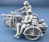 Copperstate Models 1/35 Maßstab WWI Britische Maschinengewehr-Einheit Motorradbesatzung 2 3D-Drucker-Bausatz COPF35081 (Menschen)