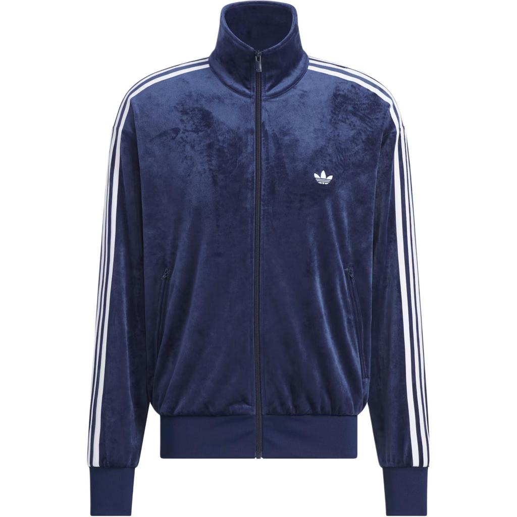 Adidas Originals Firebird FB TT Stand Collar Loose Fit Sports Long Sleeve Fleece Jacket Unisex Jacket KQ5475