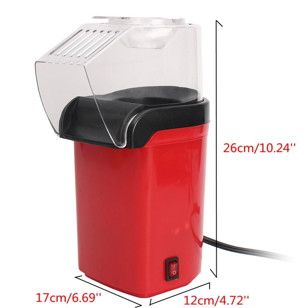 1200W Electric Corn Popcorn Maker Mini DIY Household Automatic Hot Air Popcorn Making Kitchen Machine DIY Corn Popper 110V / 220V