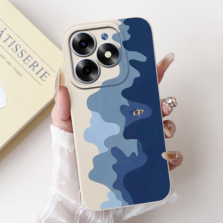 For Tecno Spark 20C Case Spark20 Pro KJ6 New Fashion Candy Painted Cover Shockproof Phone Case For Tecno Spark 20 Pro Plus Shell