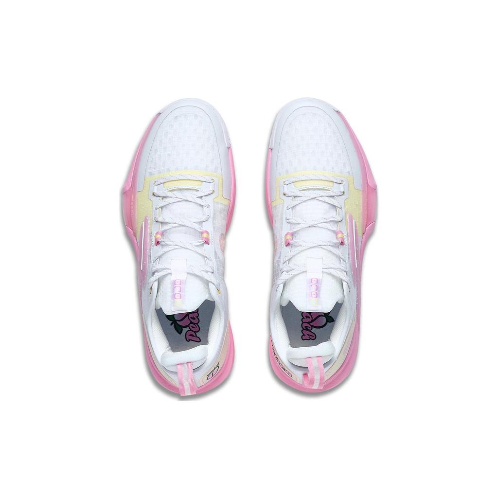 Li Ning Speed 9 Premium PRM Summer, Medová Broskev Protiskluzové Odolné proti Oděru Nízké Basketbalové Boty Pánské ABAT023-1