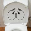 Creative Stick Figure Expression Bathroom and Toilet Decoration Beautification Toilet Stickers