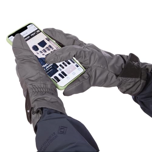 Foxfire Gravel Gripper Gloves, Waterproof, Charcoal, Size M (5520450)