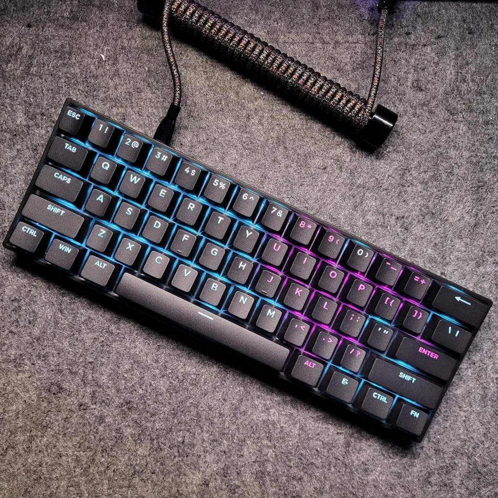 MCHOSE ACE60 Pro Magnetic Switch eSports Gaming Keyboard, 60% Rapid Trigger, Hall Effect Switches, 8K Hz Polling, WindowsMac Compatible, Adjustable