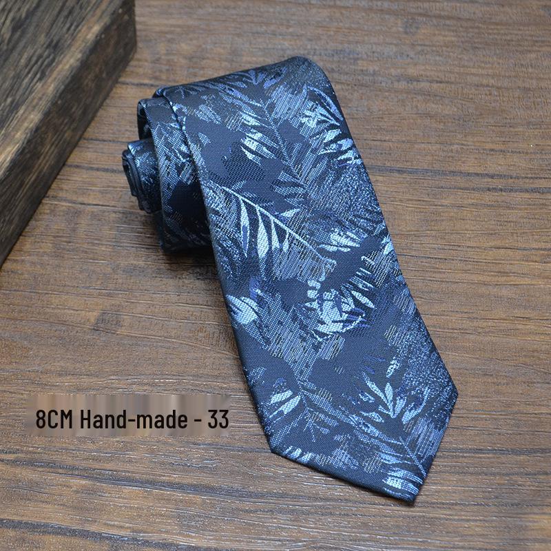 Men's Elegant Floral Pattern Tie: Fashionable Wedding & Banquet Accessory