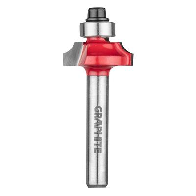 Shape Cutter with Bearing, Rounding, HM, 19 X 6.5 Mm, 6 Mm Shank