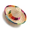 Colorful Cat Dog Supplies Sombrero Mexican Straw Cap Pet Straw Hat Pet Ornaments