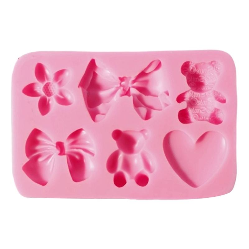 

High Quality Silicone Bowknot Cake Mould Perfect For Creating Elegant Cupcakes Toppers And Birthday Cakes Decorations 1