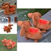 Adorable Dachshund Plush Slippers Cozy Cartoon Design For Comfortable Home Use