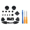 Ersatz-Kunststoff-Knopf-Kit für Xbox Series X Controller Vollständiges Set mit Werkzeugen Schwarz