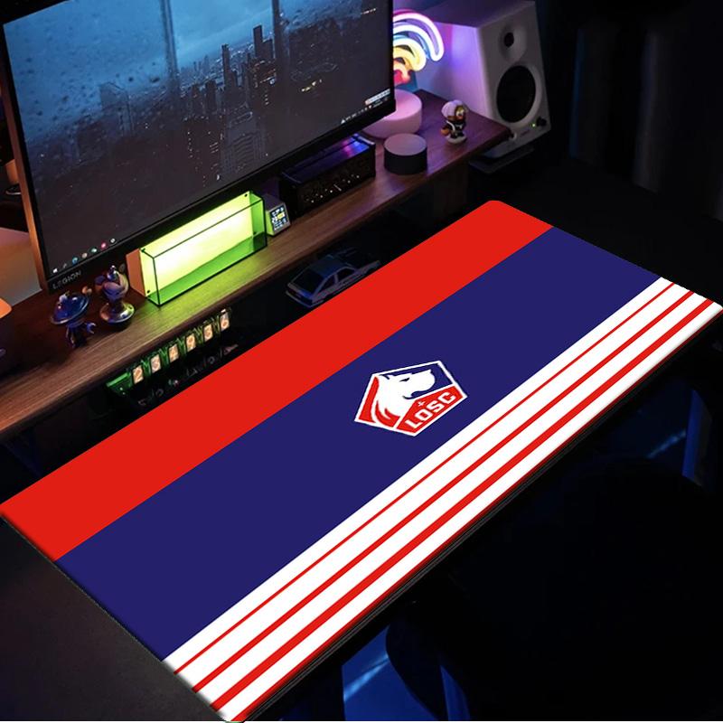 Losc Football Crest mouse pad, rubber base, esports desk mat, mouse pad for gamers and office use, gaming desk , easy to clean mat