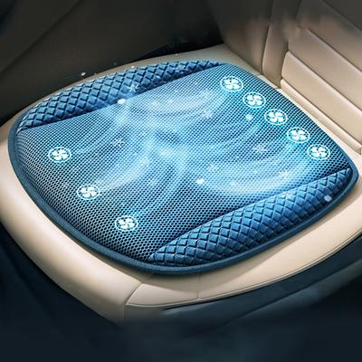 Cojín de asiento fresco de verano con ventilador USB de 5/8 pulgadas, cojín de ventilación para asiento de coche universal