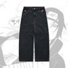Street Hip-hop Casual Løse Y2K Rette Vide Ben Bukser Menn Amerikansk Retro Harajuku Mote Punk Oversized Jeans Kvinner