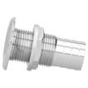 Water Drainage Plug Thru Hull Fitting 1in Outlet 316 Stainless Steel Corrosion Resistant for Marine Boat Yacht