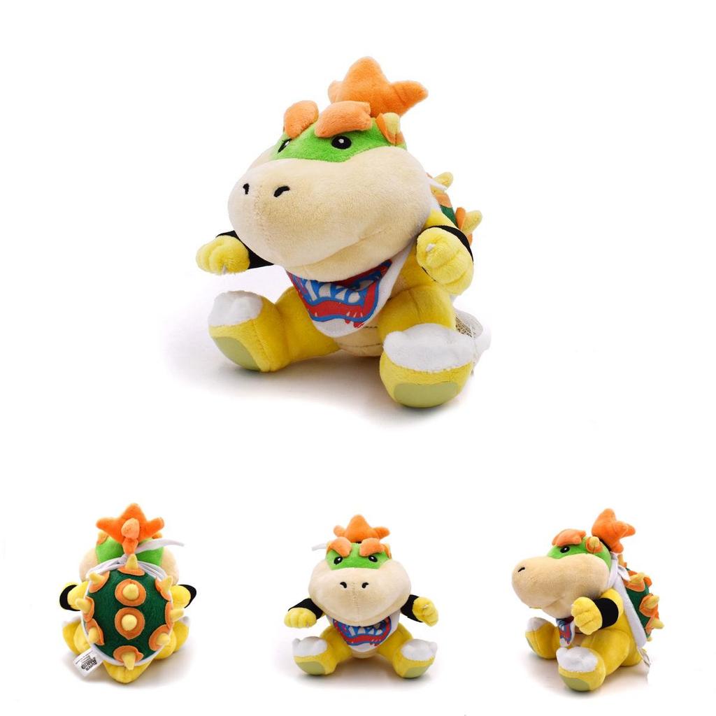 Soft And Cuddly Baby Bowser Jr 7" Plush Super Mario Bros Little Buddy Toy Koopa