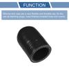 X AUTOHAUX 1pcs Length 30mm Inner Diameter 22mm/0.87" Black Car Silicone Rubber Hose End