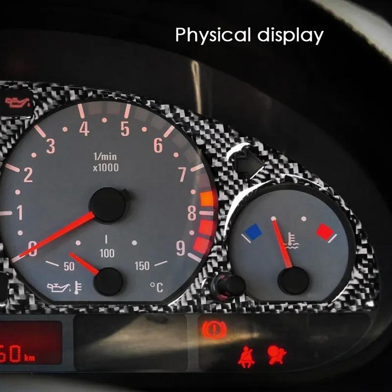 Koolstofvezel Interieur Instrumentenpaneel Decoratief Frame Dashboard Cover Stickers voor BMW 3 E46 M3 1998-2005 Interieur Accessoires