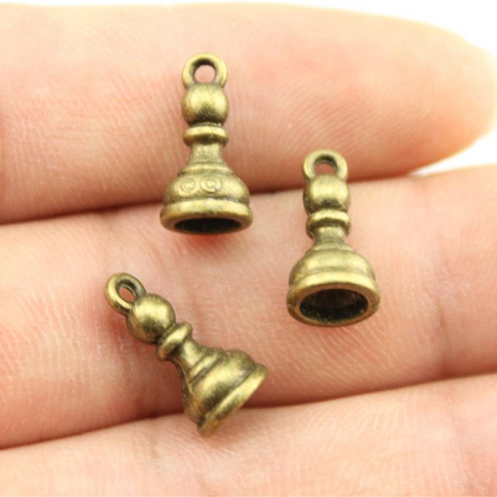 12pcs Chess Charms For Jewelry Making Zinc Alloy Chess Pendant Charms For DIY Fashion Jewelry Charms Making