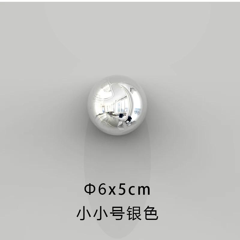 

Wall Decor Imitation Stainless Steel Decorative Ball Living Room Home Accessories Hotel Restaurant Wall Hanging Decor Art Sphere