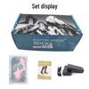 USB Rechargeable Heated Knee-High Socks for Winter Skiing and Outdoor Sports