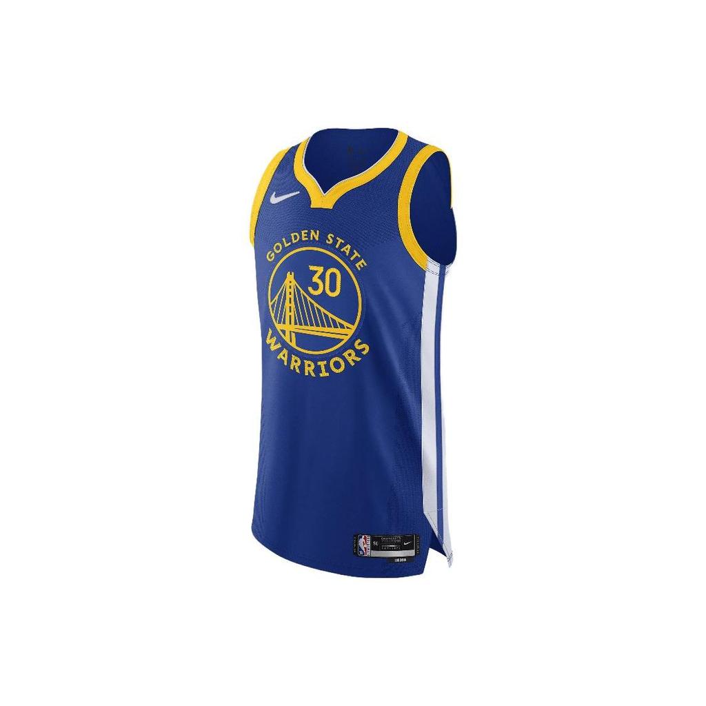 Nike Golden State Warriors Stephen Curry No. 30 Round Neck Basketball Vest Men Tops Blue CW3444-498