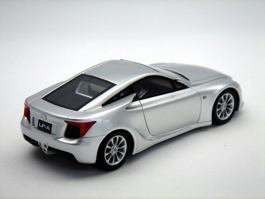 Milestone Resin Miniature Car Lexus 2007 Motor Finished Product 1/43 LF-A Show/Silver