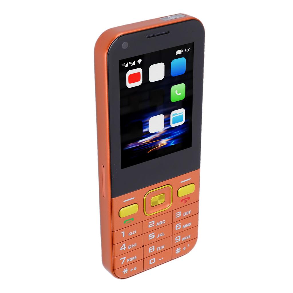 4G LTE Unlocked Mobile Phone for Seniors 2.8 Inch Touch Screen 2GB 16GB Dual SIM Dual Standby Support App Download WiFi