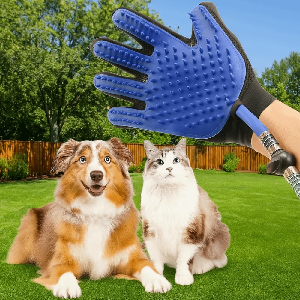 Dehairing Brush Pet Spray Bathing Gloves Adjustable Dog Showerhead  Pet Massage