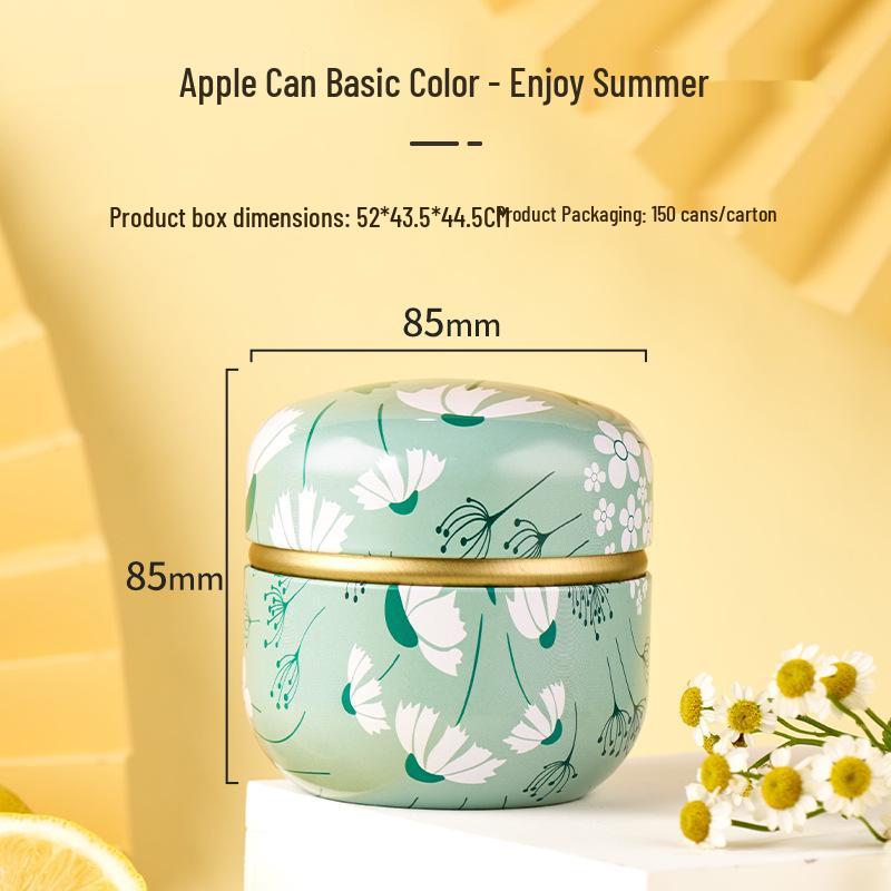 Small Round Tinplate Tea Can & Wedding Candy Box