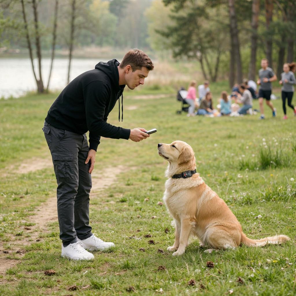 Remote Control Dog Training Shocks Collar Dog Trainer Bark Stopper
