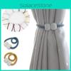 Chic Magnetic Curtain Tiebacks Featuring Braided Ball Buckle For Home Dcor