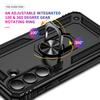 Luxury Armor Shockproof Case for Samsung Galaxy S26 S25 Edge S24 S23 S22 S21 S20 FE Ultra Plus Metal Ring Holder Phone Cover