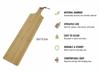 Cutting Board Serving Plate Bamboo 60X14.5Cm Ecological