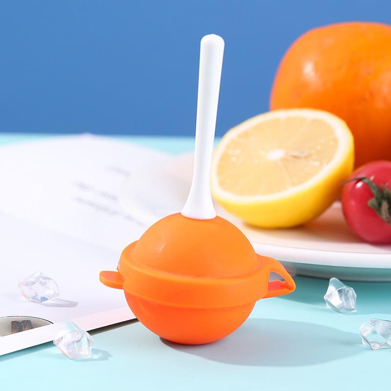 Silicone Lollipop Ice Cube Mold Children's Lollipop Ice Cream Popsicle Home Homemade PopsicleEasy To Demold Ice Cube Tray