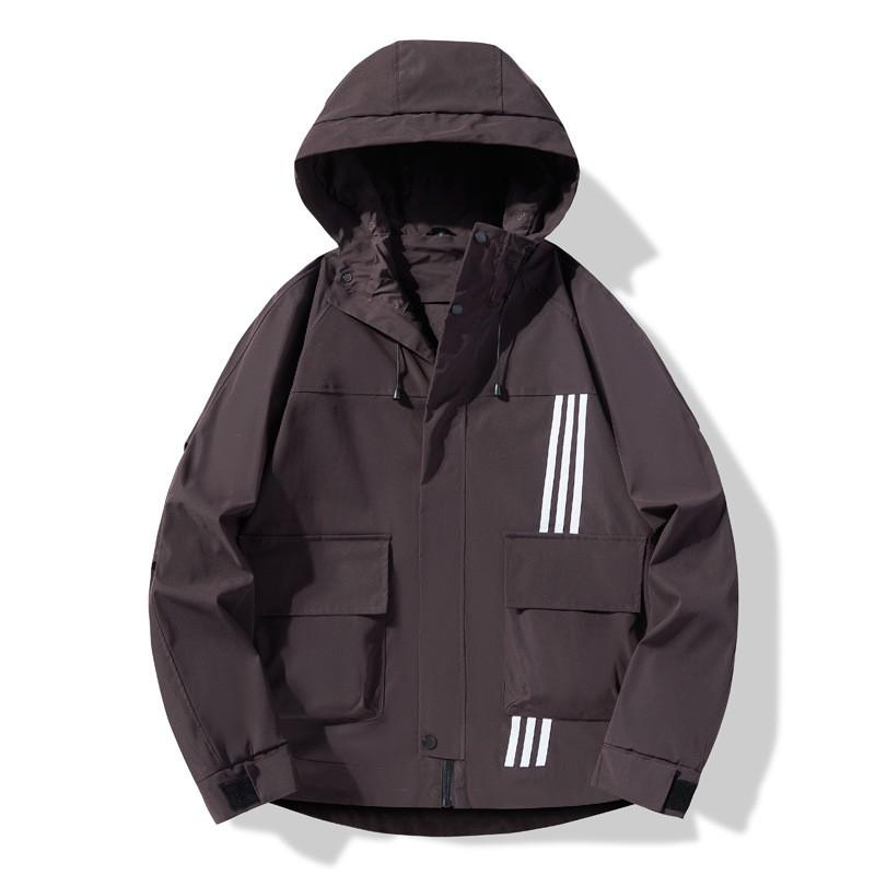 Unisex Hooded Outdoor Windbreaker Jacket Lightweight Waterproof Breathable Trail Hiking Camping Raincoat Men Women