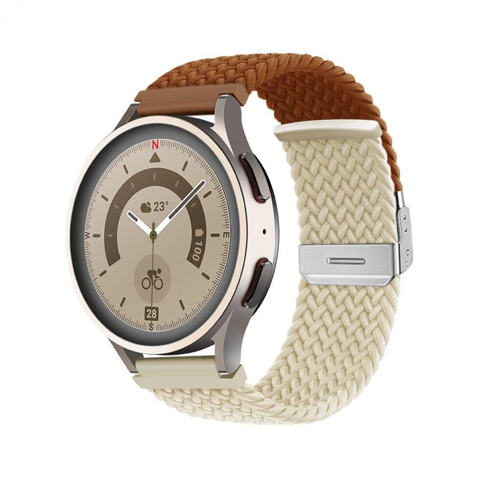 20mm/22mm Strap for Samsung Galaxy watch 6 4 5 pro active 2 Gear S3 braided solo loop bracelet correa Huawei watch GT 2 3 band