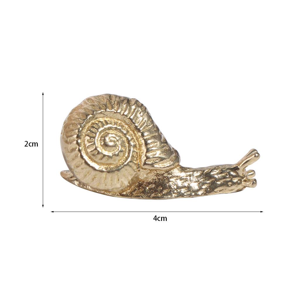 Luxury Cabinet Door Knobs Retro Wardrobe Drawer Pulls Trendy Snail Brass Handle Dresser