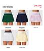 Caijue Women's Two-Piece Pleated Sports Skirt for Tennis, Badminton, Running, or Yoga