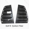 1Pair Window Trim Spoiler For Volkswagen VW Golf 6 MK6 Golf 7 MK7 MK7.5 GTI R 2003-2020 Rear Door Window Shutter Cover Sticker