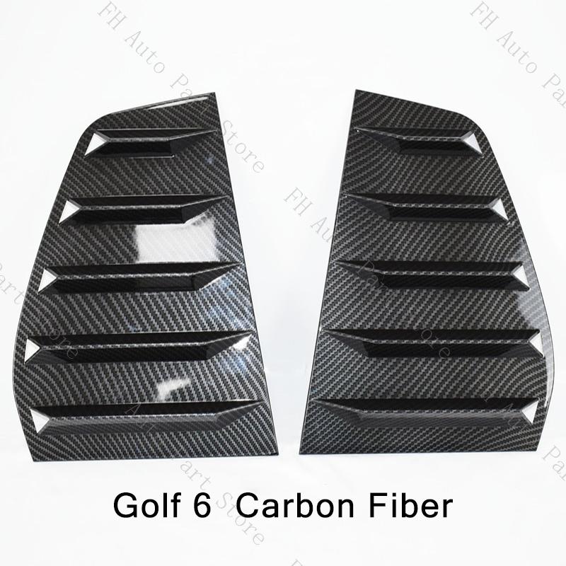 1Pair Window Trim Spoiler For Volkswagen VW Golf 6 MK6 Golf 7 MK7 MK7.5 GTI R 2003-2020 Rear Door Window Shutter Cover Sticker