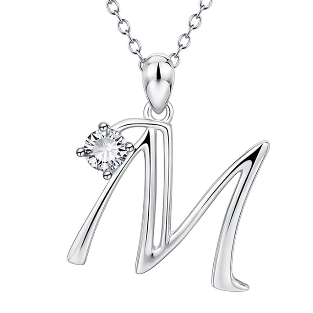 26 English Letters Fashionable Diamond Pendant Popular Items Necklaces
