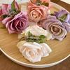 Spring New Simulation Double-sided Rose Hairpin Female Sweet, Small and Delicate Grab Clip Fashionable Holiday Style Hair Accessories Female