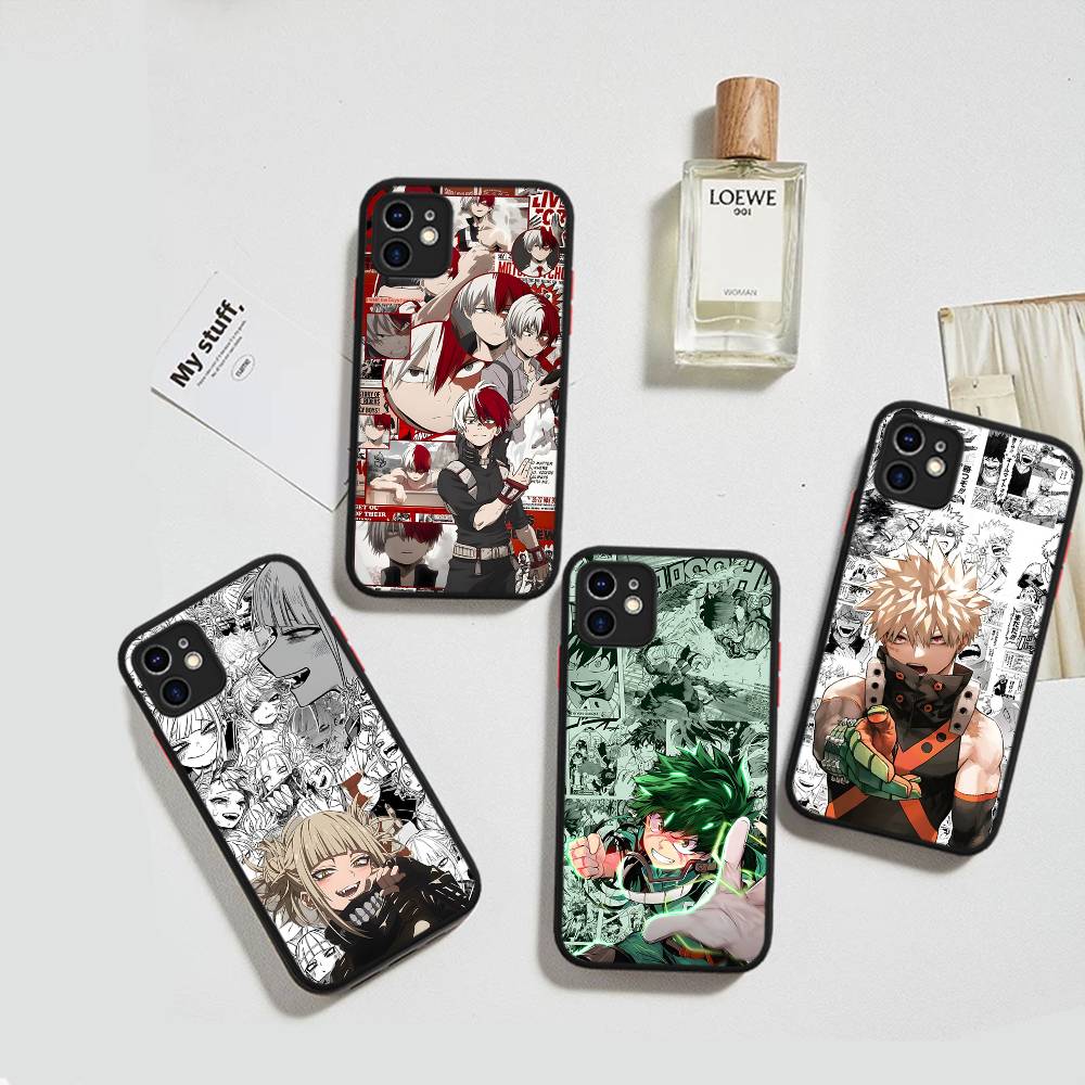 My H-Hero Academia D-Deku Phone Case For IPhone 16 15 14 13 12 11 Pro Max 7 8 6 6s Plus Matte Cover