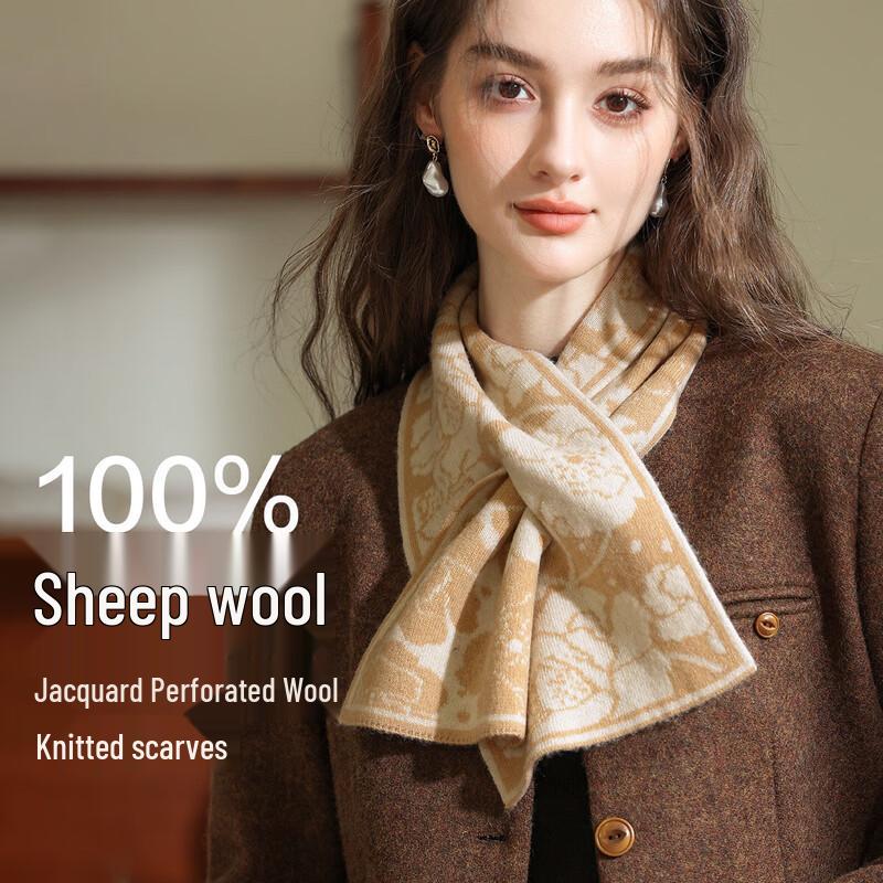 

Women s Pure Lambswool Narrow Scarf