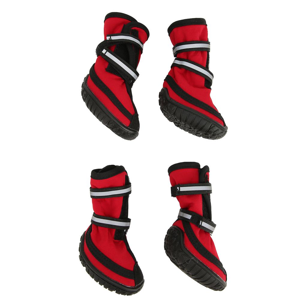 Dog Hiking Shoes Strong Slip Resistance Sole Summer Breathable Adjustable Reflective Pet Paw Protectors XXL